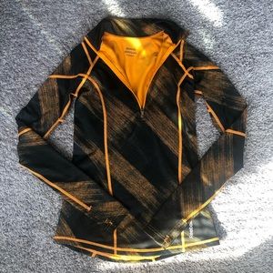 Reebok athletic long sleeve zip up